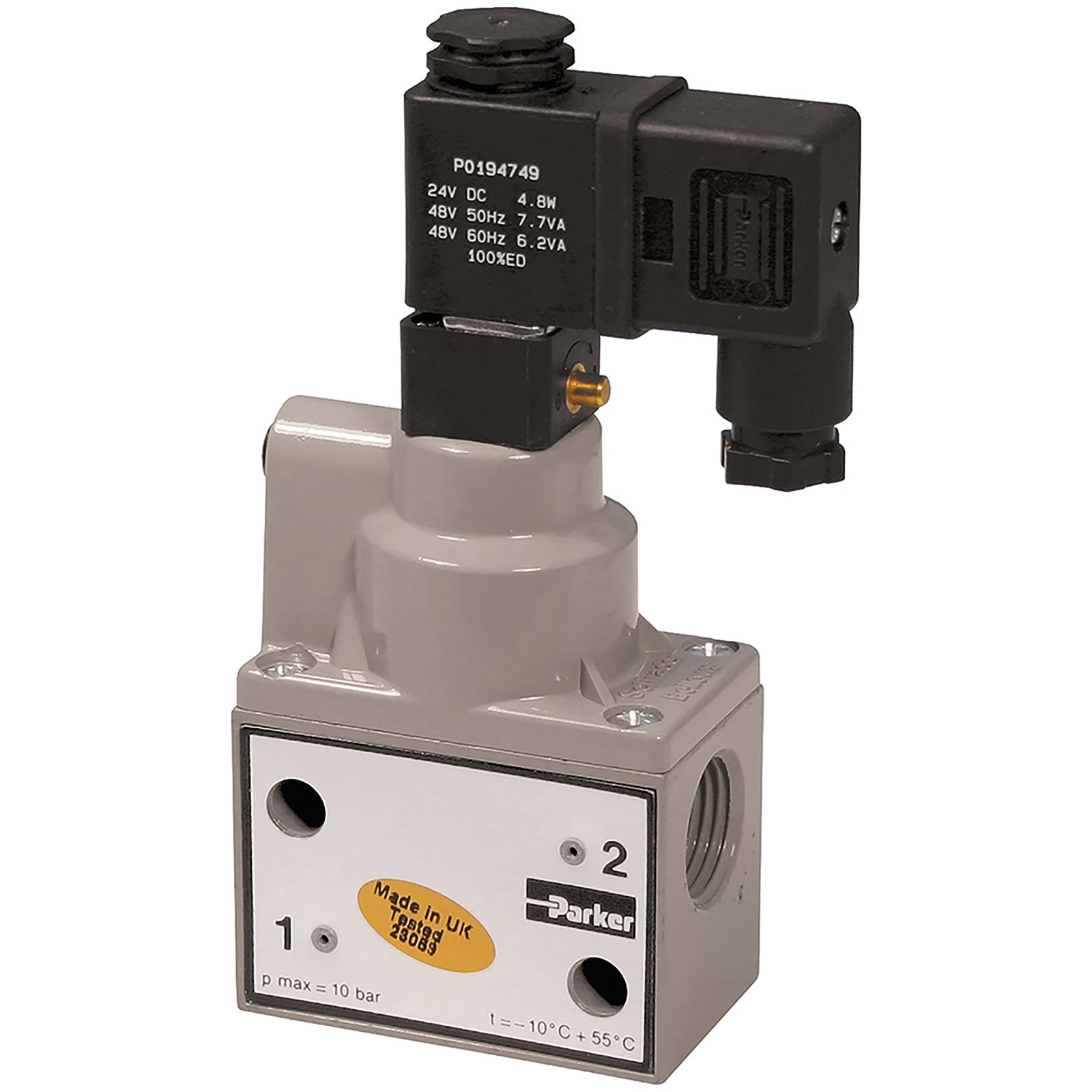 Parker DB223A49 - 1/2" BSPP Female Solenoid Valve
