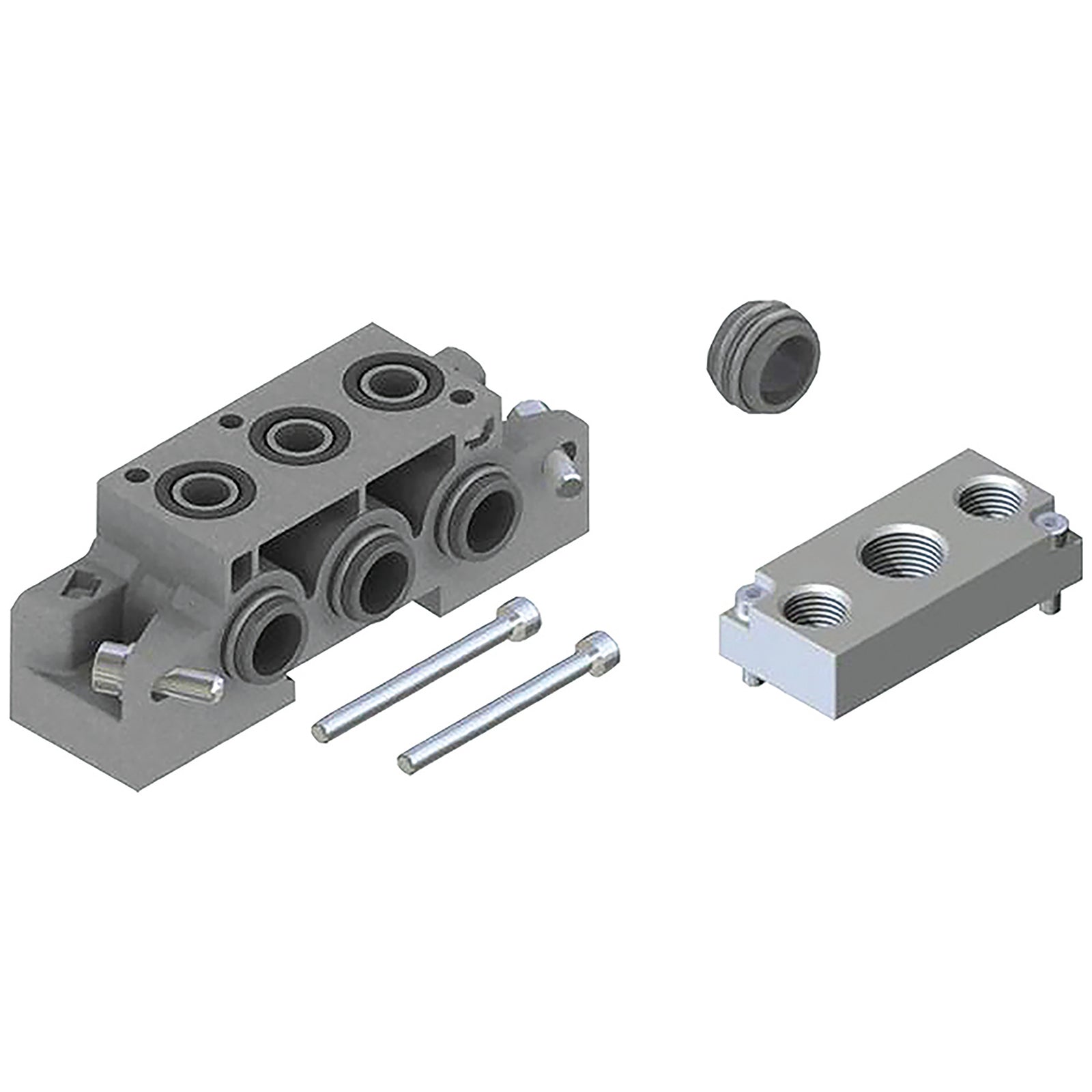 Pneumax T424.01 - Single Complete Manifold Base T400 Series