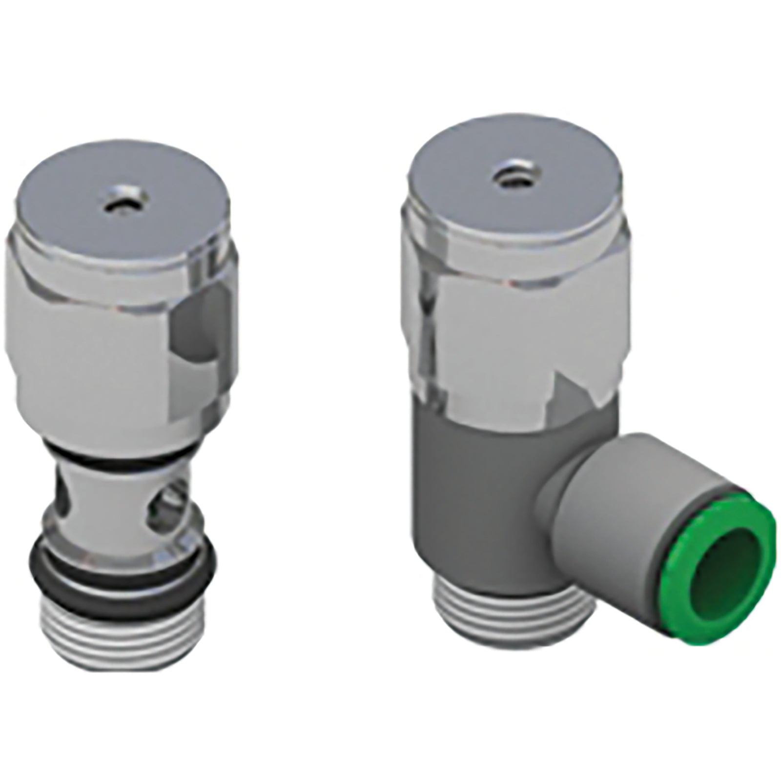 Pneumax T500618U - 1/8" BSPP X 6mm OD Technopolymer Blocking Valve