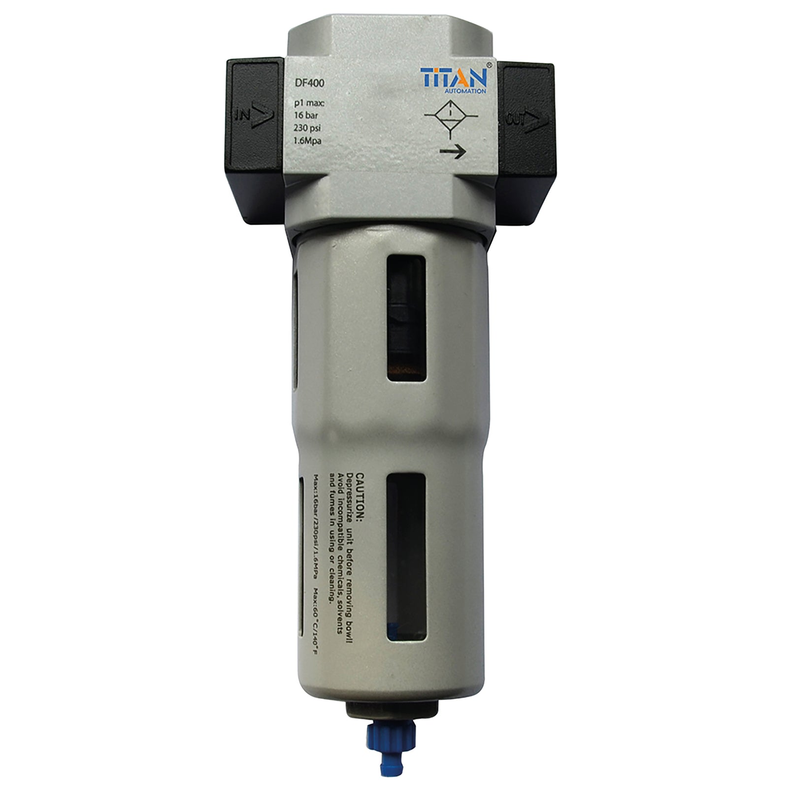FT Pro DF600-08D - 600 Series Filter 1" Auto-Drain