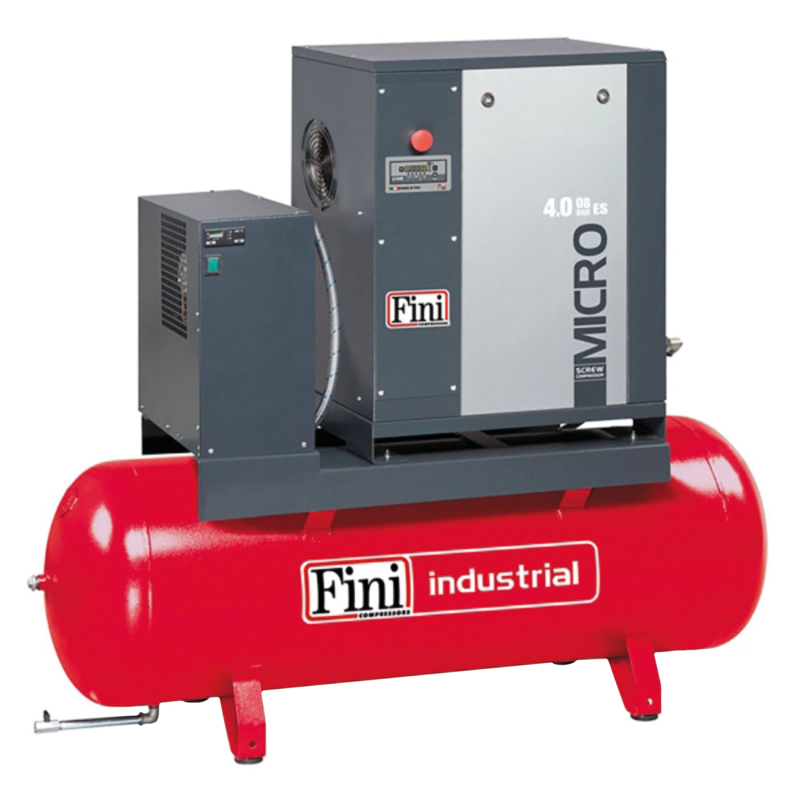 Fini F-V91JO92FNM801 - Receiver Mounted Dryer Screw Compressor