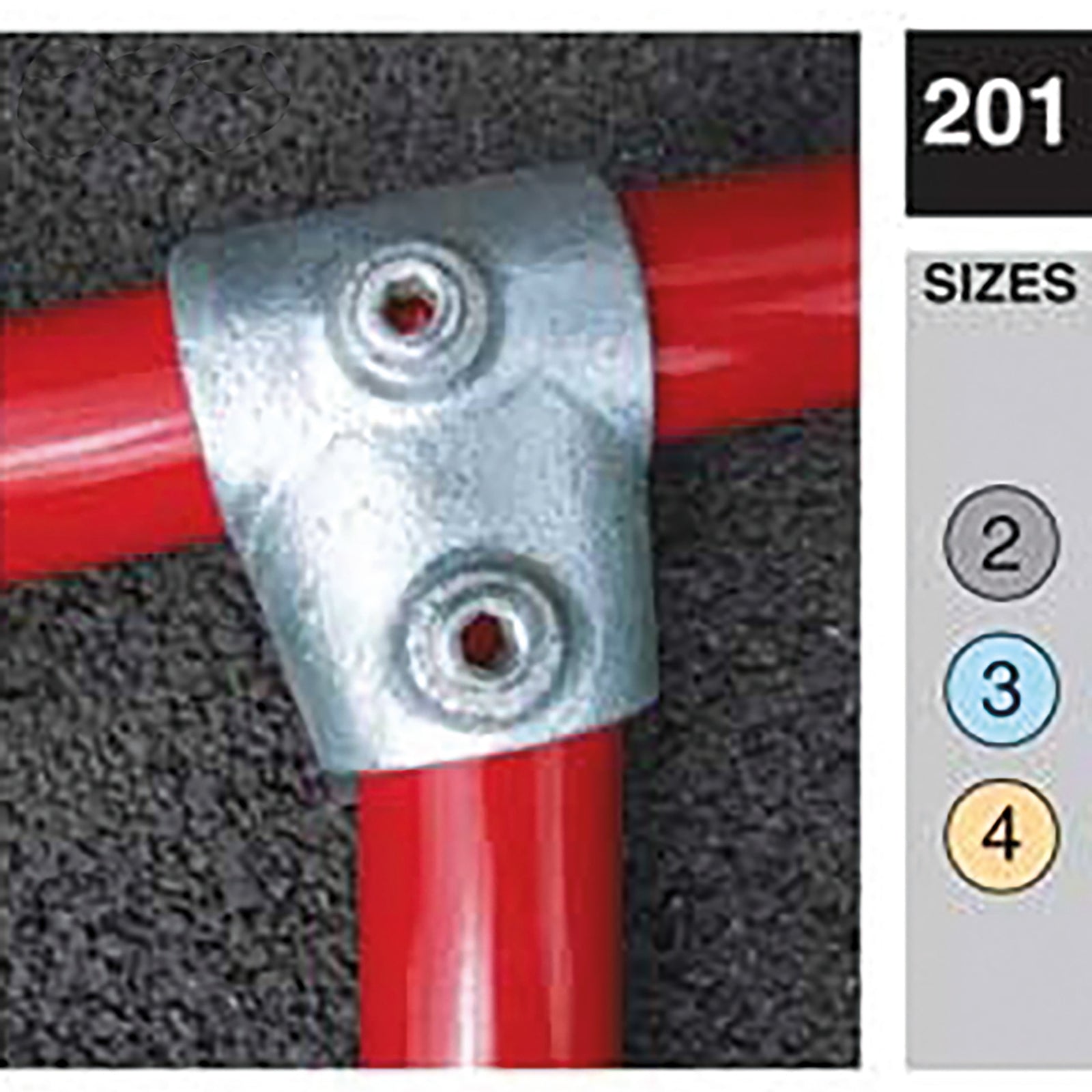 FT Pro PCLAMPS-201-2 - Slope Range Short Tee 4 -10 De G Size 2