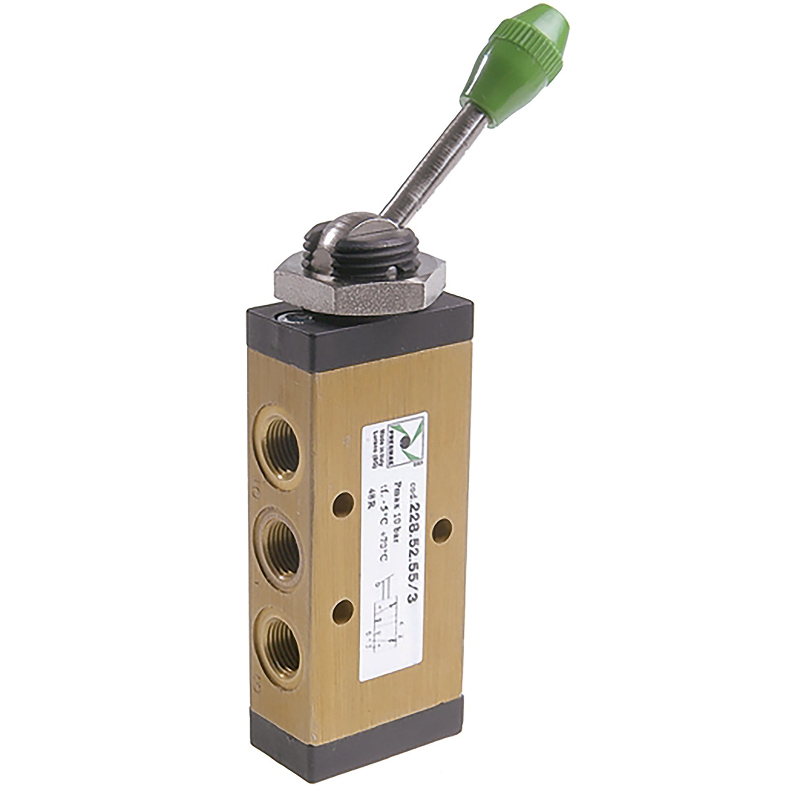 Pneumax 228.52.55/3 - 1/8" BSPP Female Lever Valve