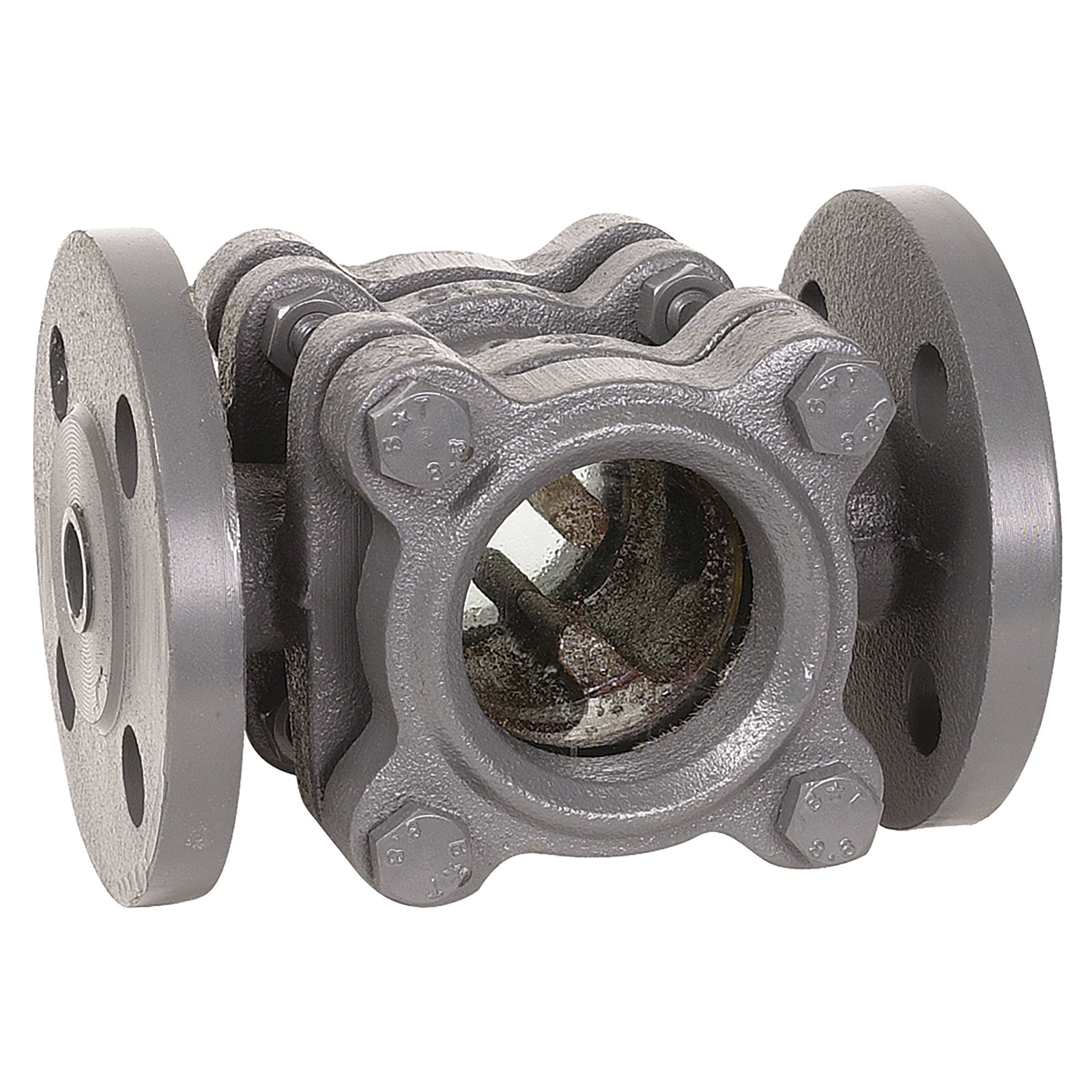 FT Pro C164 09 09 2" Pn16 C.Iron Sight Glass W/Baff