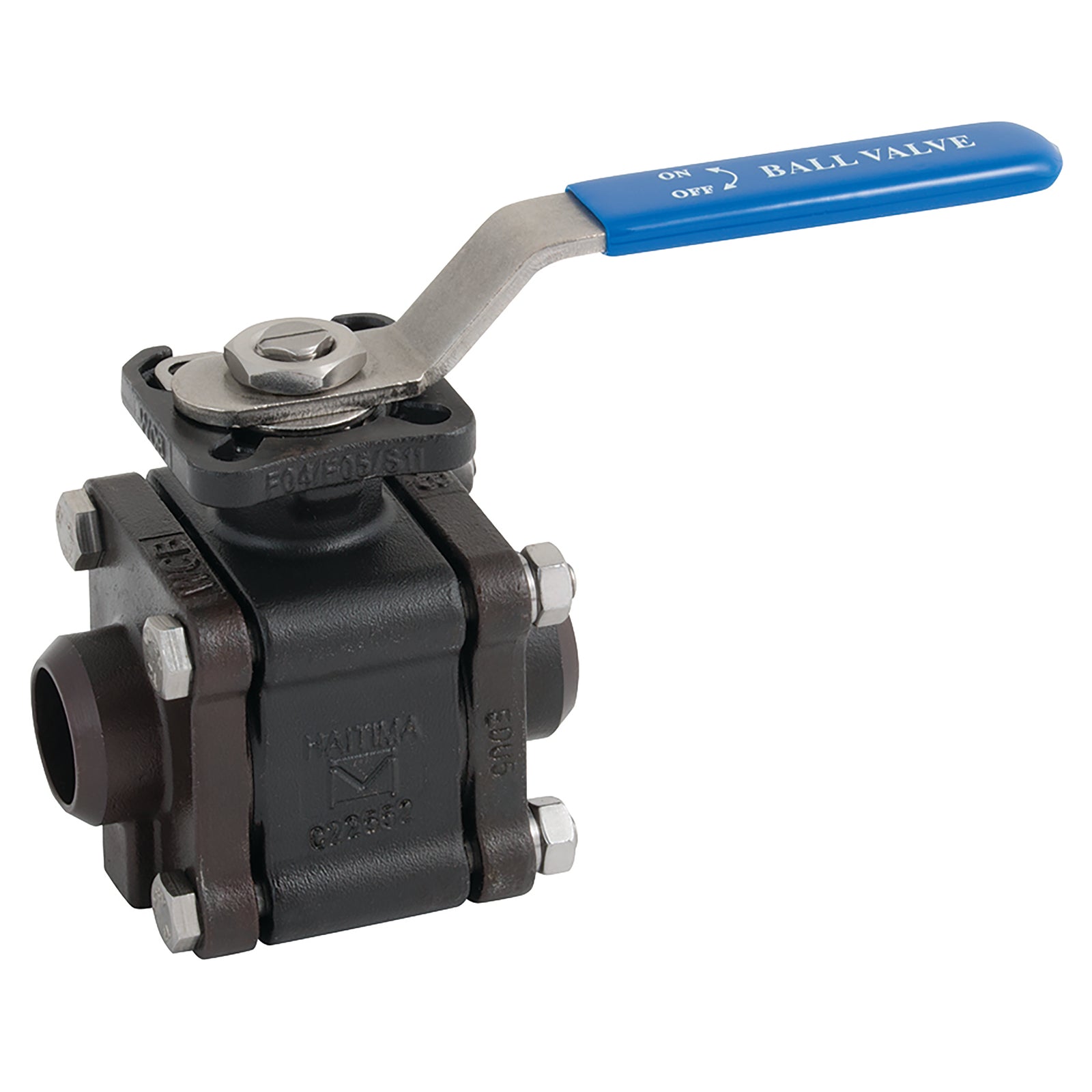 Haitima 2012KMD-2C - 2" Nbbw Fsas Cs 3Pc Fbbv D/Mnt 2000Psi