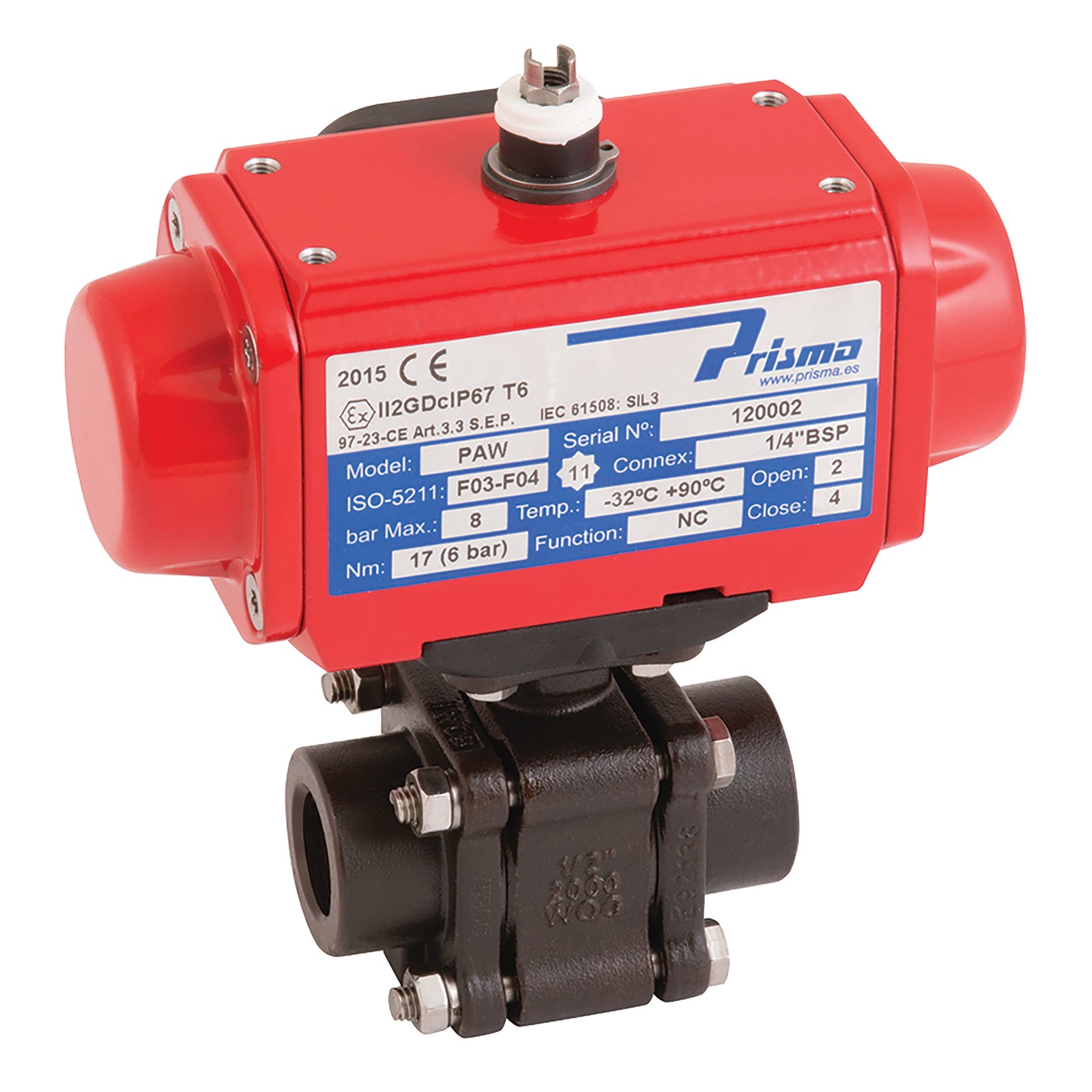 Haitima SA 2011KMD-112C 2011KMD-112C 1.1/2" Nbsw Cs 3Pc Fsas Bv Prisma Sa Act