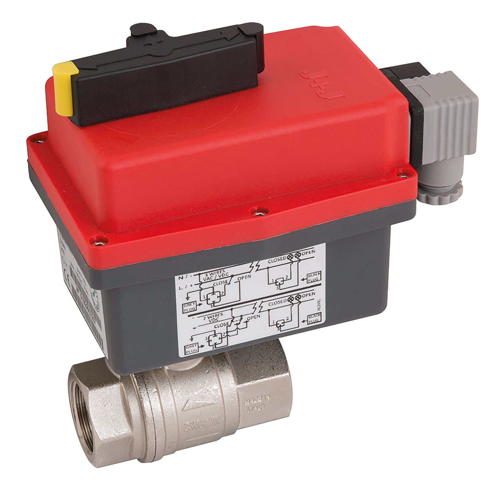 J+J L10 6400-1 6400-1 1"6400 Brass BSP Wras Bv F/W J2L10 Lv Act