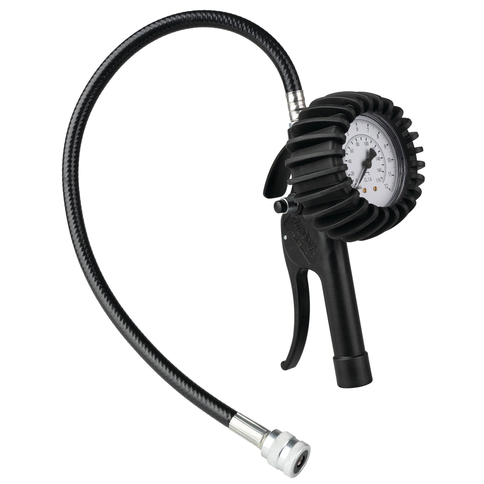 JWL 151120-134 - Inflating Gun, 63mm Pressure Gauge, Qt Connector 0.5M Hose,