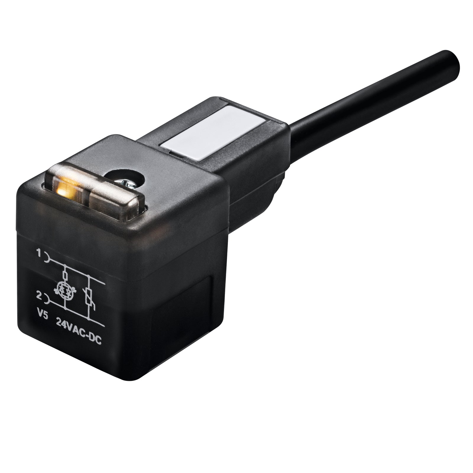FT Pro MA634V56PA05300 - Valve Connector Ma6 Series Moulded In Cable Form A En 175301-803 (Din43650)/Iso 4400, 30mm Sq, 3 Mtr 230V Ac/Dc Ip67,