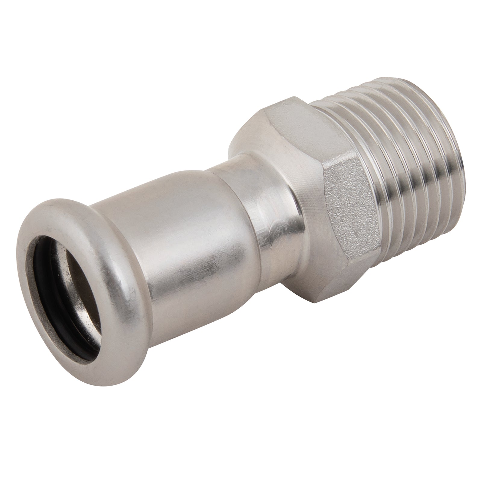 M-Press '1701035114 - 35mmx1 1/4" Male Adapter Ss 316 Gas