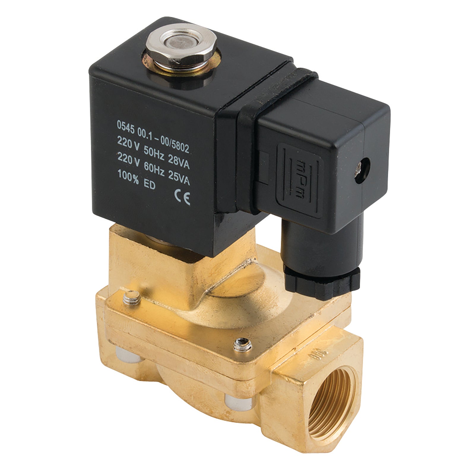 FT Pro ZS15E2-10L - Solenoid Valve Brass G1/2" 220Vac