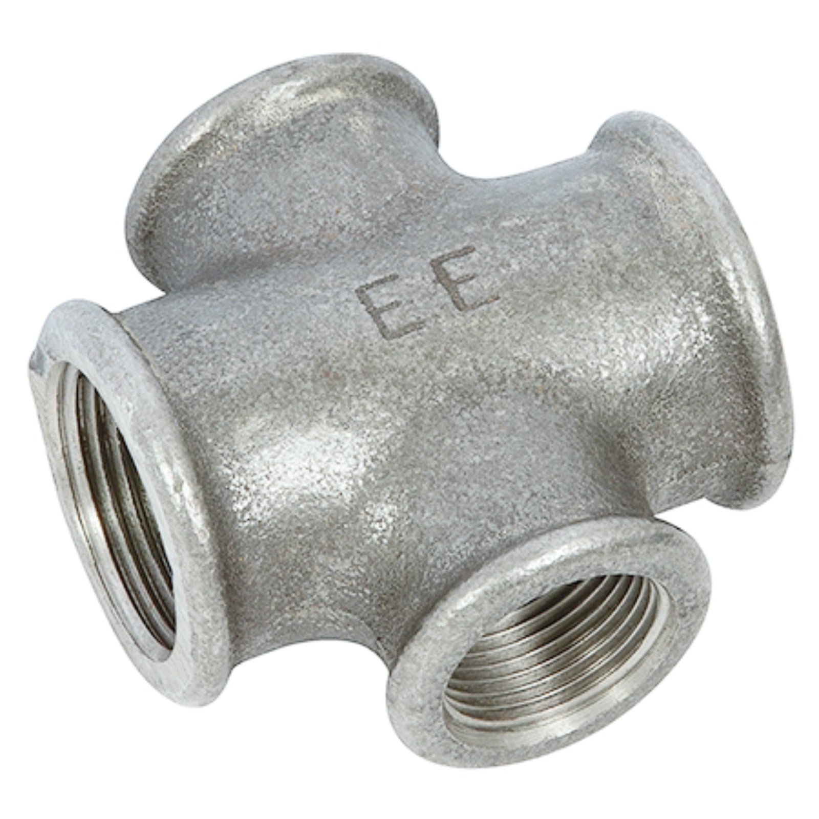 EE EE-MI180-34-38N - Black Unequal Cross 3/4"X3/8" BSPP