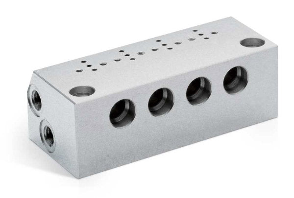 Image of K104-02 - Manifold to suit series k M5 ports 4 valve positions - Camozzi | Roladex UK