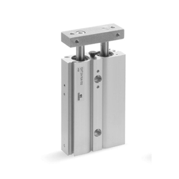 Image of QXT3A020A010 - Twin rod cylinder Double Acting t/rod bronze bushes 20mm bore 10mm stroke - Camozzi | Roladex UK