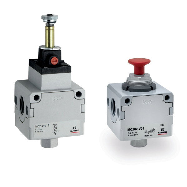 Image of MC238-V36 - 3/2 Valve 3/8 pneumatic - Camozzi | Roladex UK