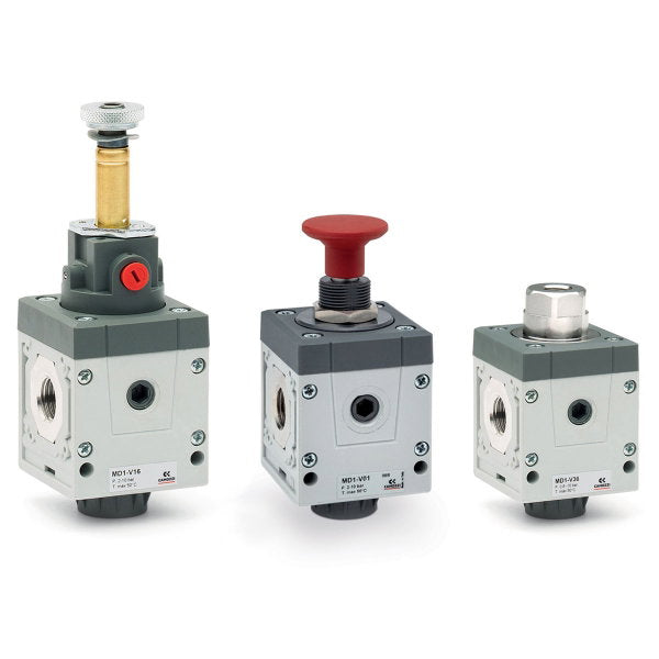 Image of MD1-V01-10 - Lockable isolation valve 3 way manual 10 - Camozzi | Roladex UK