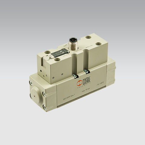 Iso 1 5/2 Sol/Spr M12 Conn - 7054021100 | Metal Work Pneumatic Online