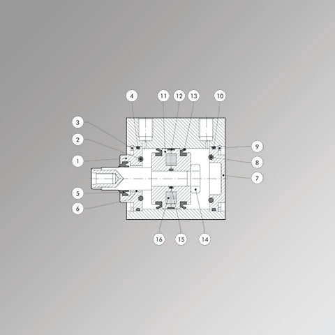 Short Stroke 63Mm Rear Seal Kit - '0090630015 | Metal Work Pneumatic Online
