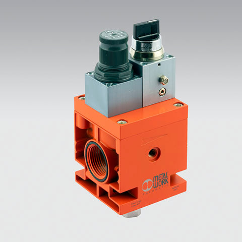 New Deal 3/4 - 1'' Reg/V3V Man 0-8 Bar - 1516003 | Metal Work Pneumatic Online