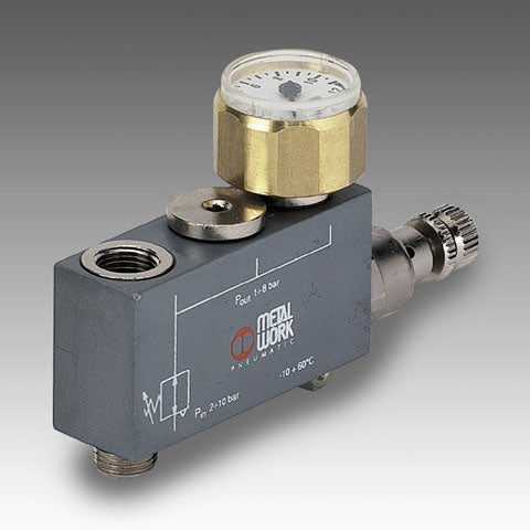 Line On Line Rmv 1/8 Pressure Reg Assy - 9061601 | Metal Work Pneumatic Online