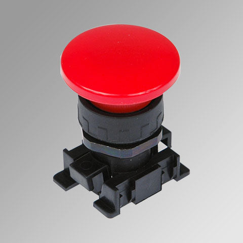 Mushroom Button Mono Red - W0351000013 | Metal Work Pneumatic Online