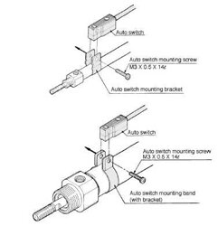SMC BM2-040 SMC Mounting Aids For Signaling Devices