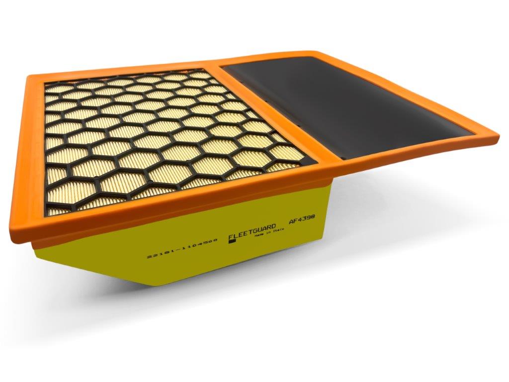 Fleetguard Air Filter-Metal Panel AF4398