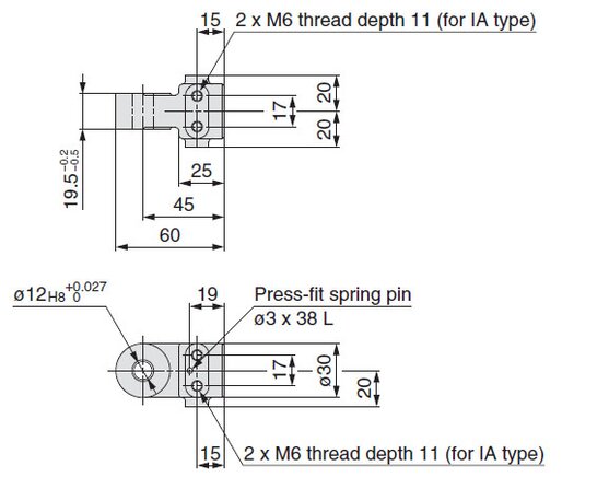 SMC CKB-I04 SMC Rod End