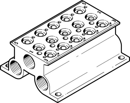 Festo | CPE14-PRS-3/8-5 | Manifold Block