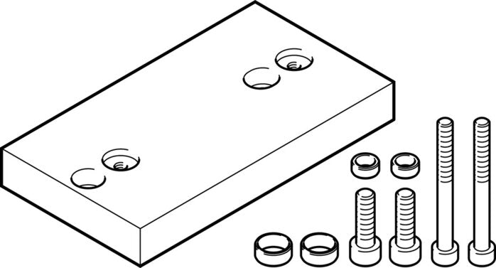 Festo | DHAA-D-H2-20/25-Q11-25-E | Adapter Kit