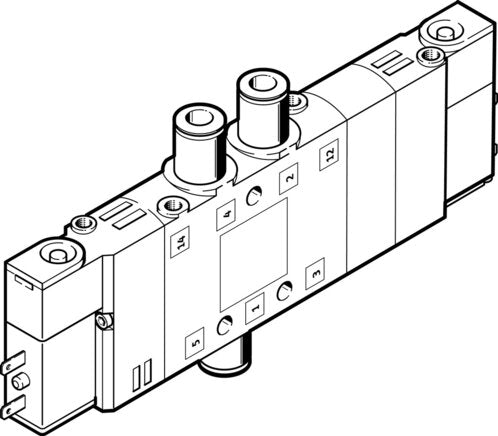 Festo CPE10-M1BH-5/3B-QS6-B Solenoid Valve