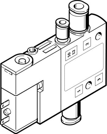 Festo CPE10-M1BH-3GLS-QS-6 Solenoid Valve