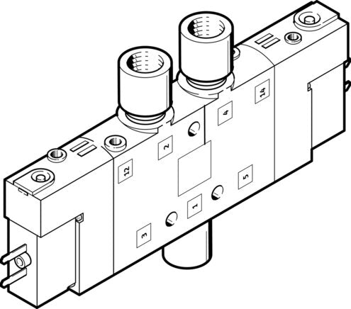 Festo CPE10-M1BH-5/3ES-M5-B Solenoid Valve