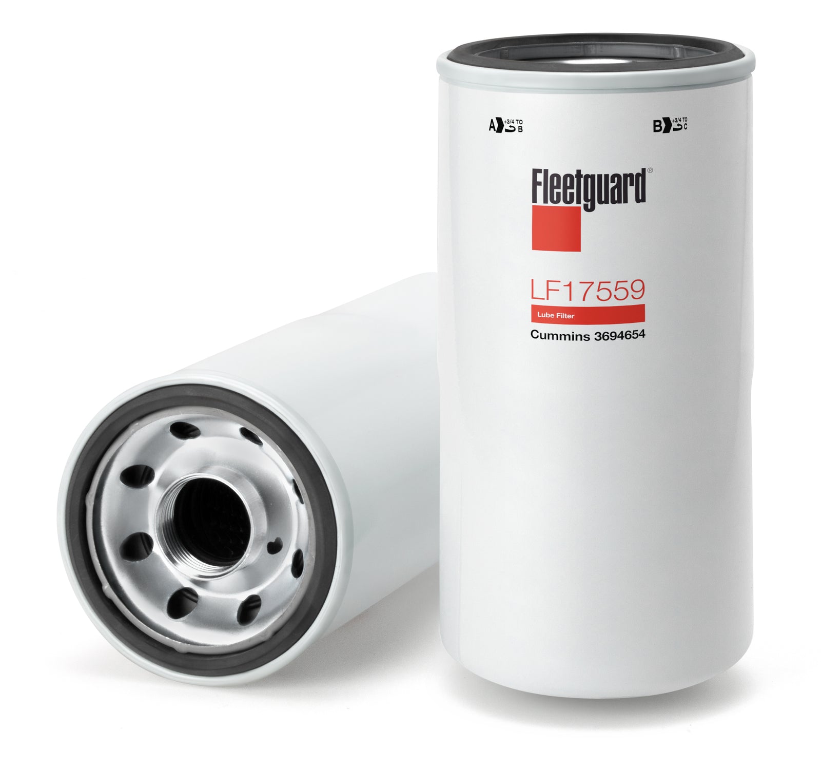 Fleetguard Oil Filter Cellulose Spinon LF17559