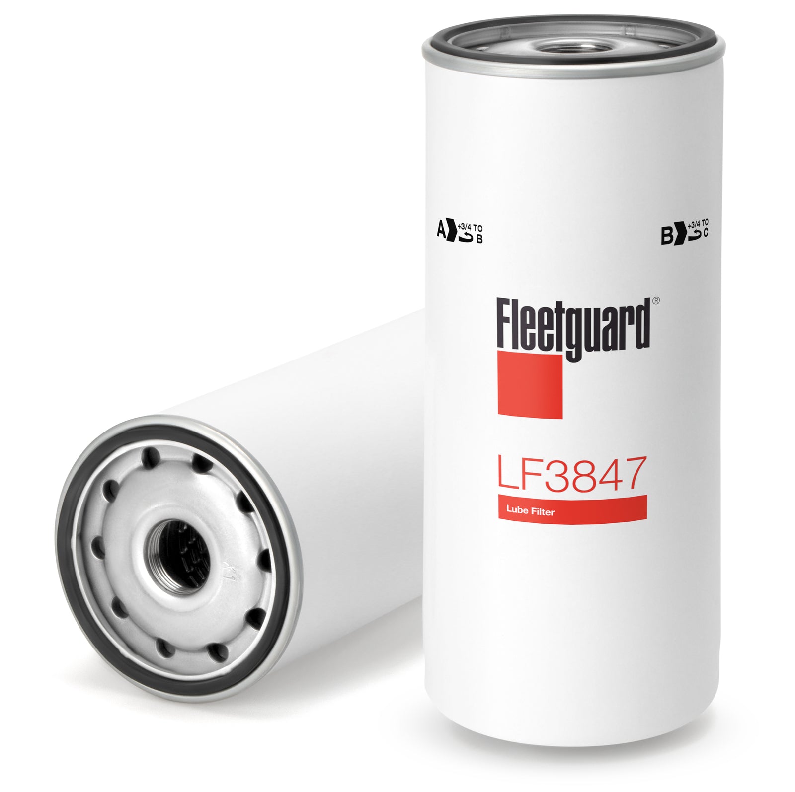 Fleetguard Oil Filter Cellulose Spinon LF3847