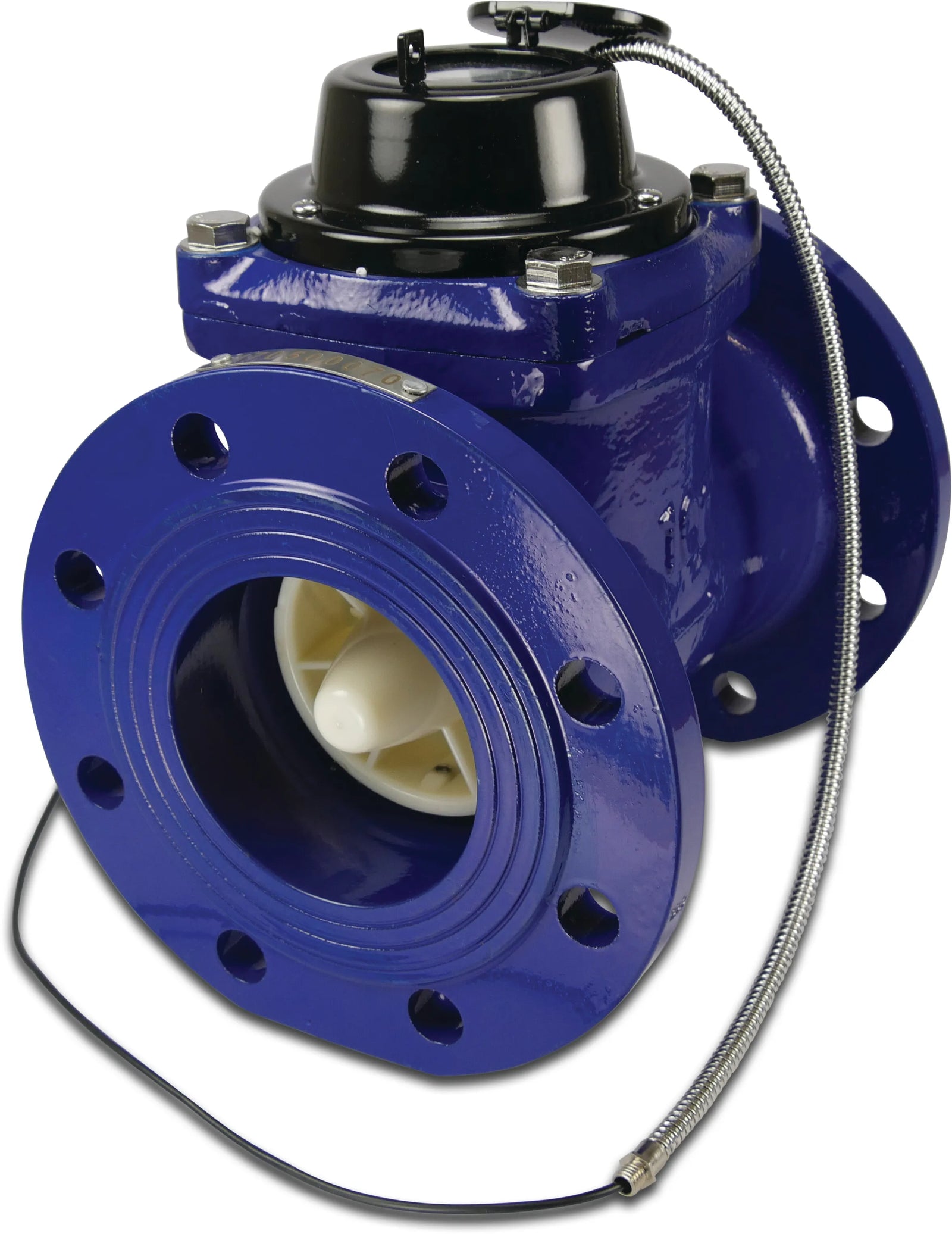 Profec Meter Dry Cast Iron Dn80 Din Flange 10Bar 0,01A 40M³/H 24V Lxlc/Fx Type Woltman Horizontal With Pulse | Profec | UK Supplier | Roladex