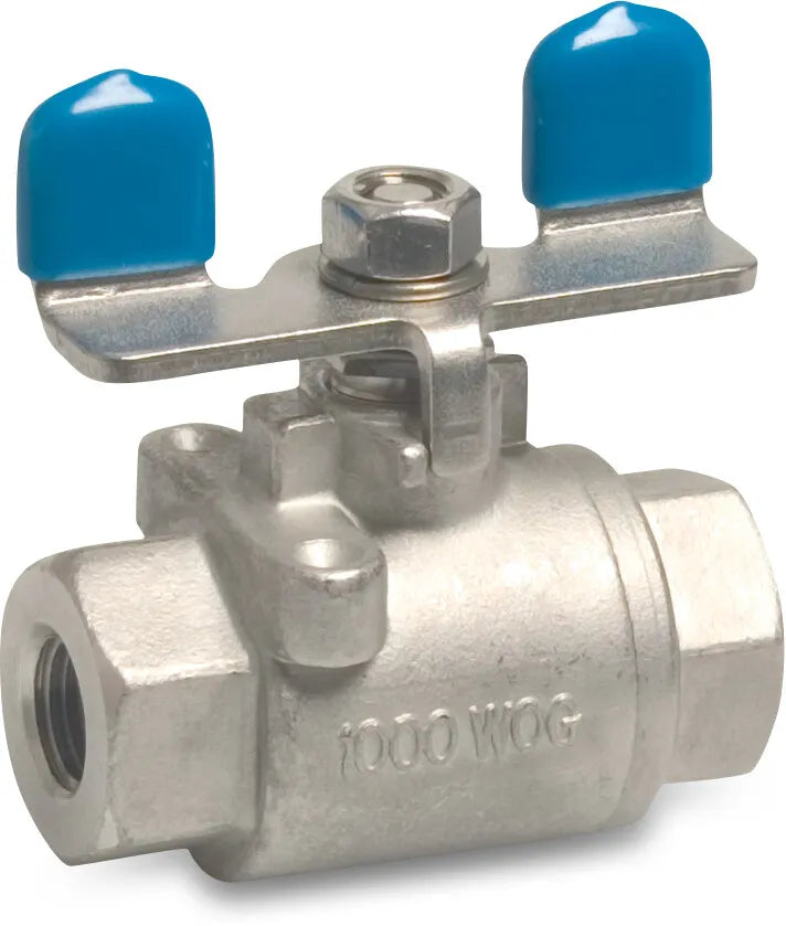 Profec Ball Valve Stainless Steel 316 1" Female Thread 50Bar | Profec | UK Supplier | Roladex
