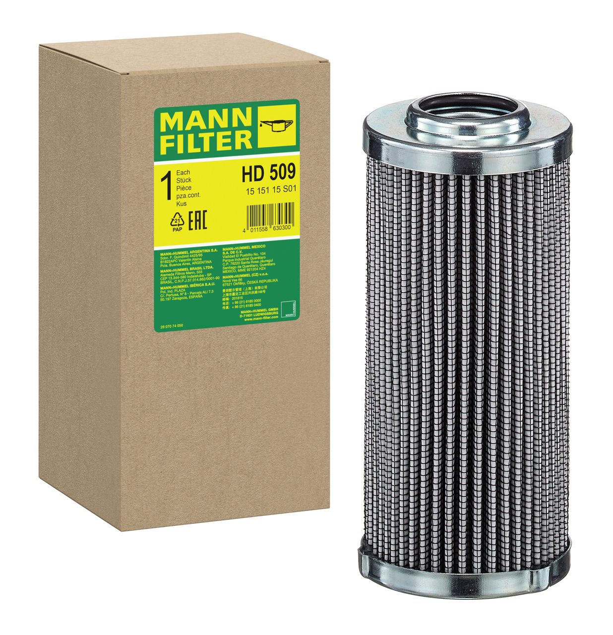 Mann Hydraulic Filter HD 509