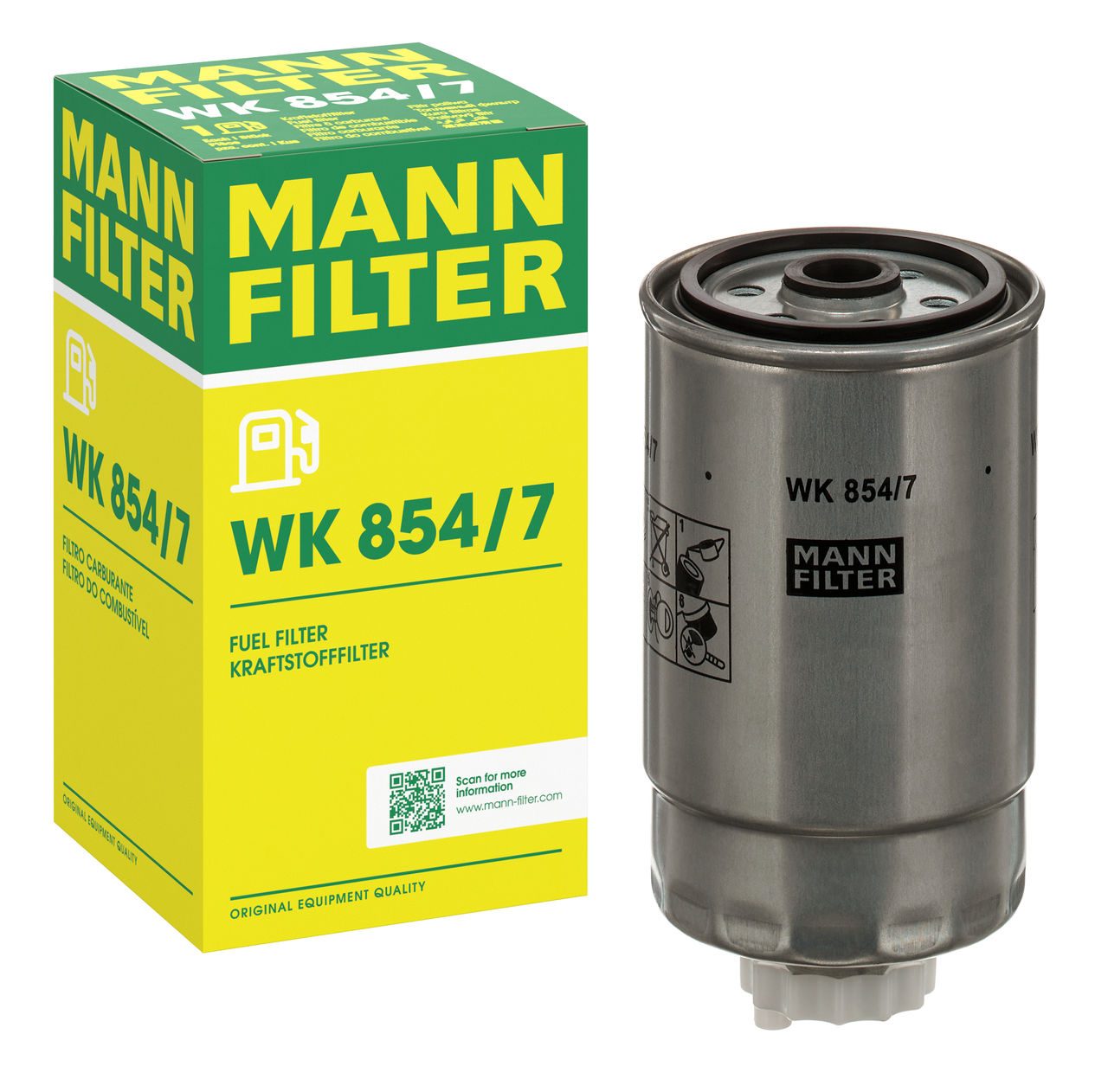 Mann Fuel Filter WK 854/7