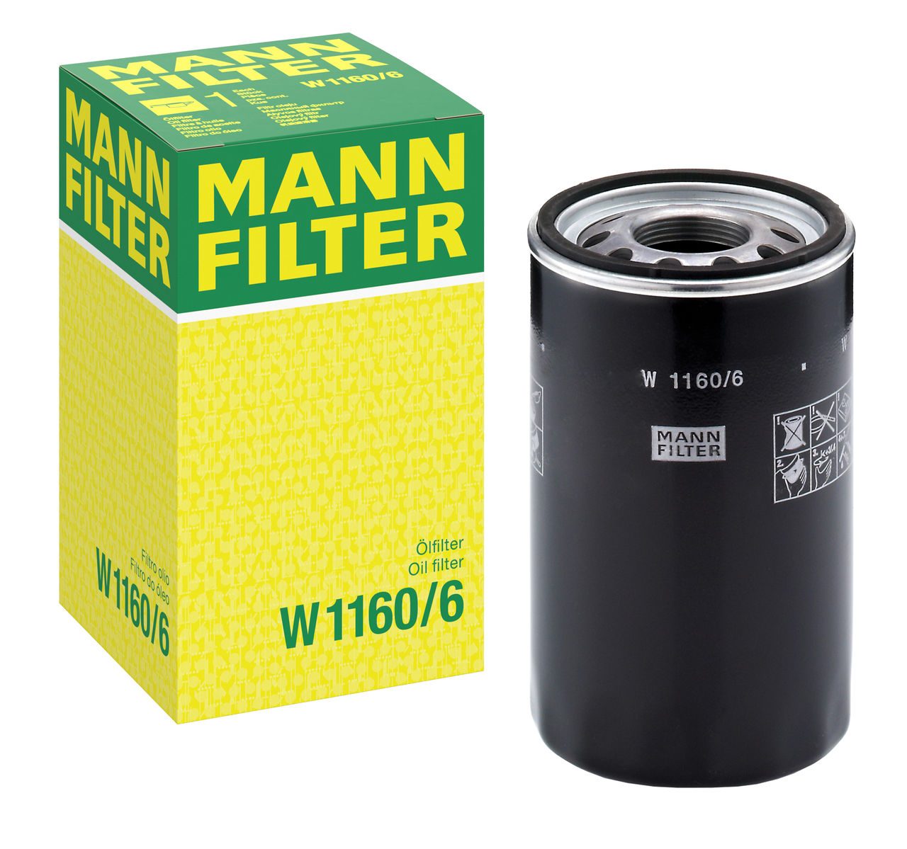 Mann Hydraulic Filter W 1160/6