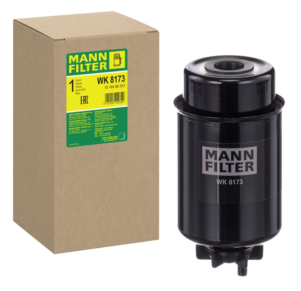 Mann Fuel Filter WK 8173