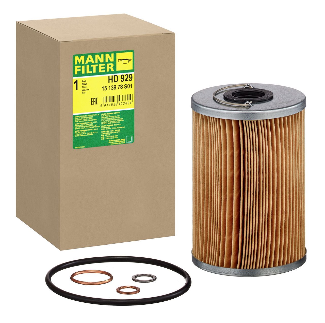 Mann Oil Filter H 929 X
