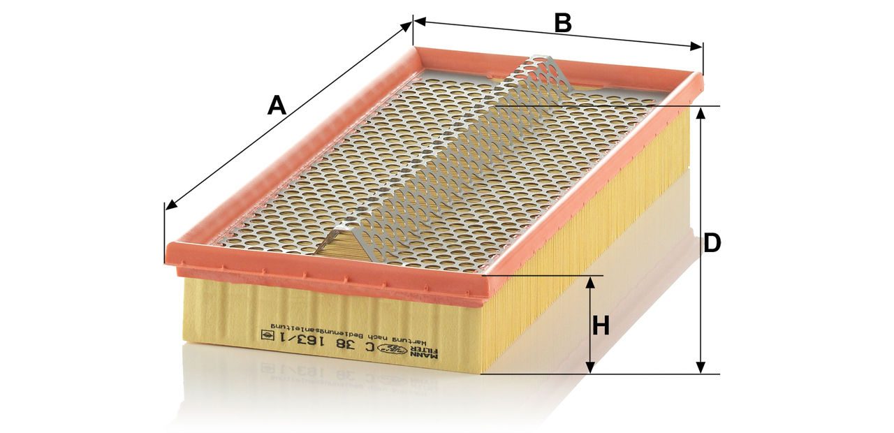 Mann Air Filter C 38 163/1