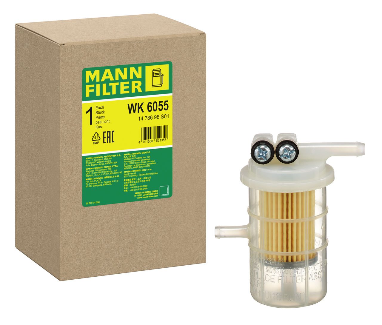 Mann Fuel Filter WK 6055