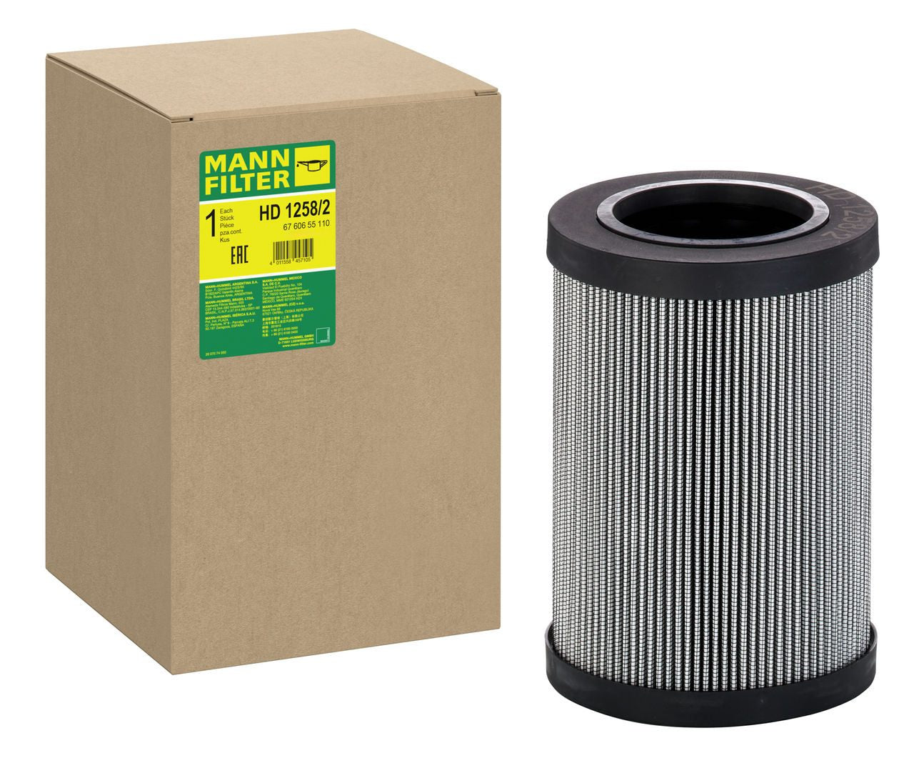 Mann Hydraulic Filter HD 1258/2