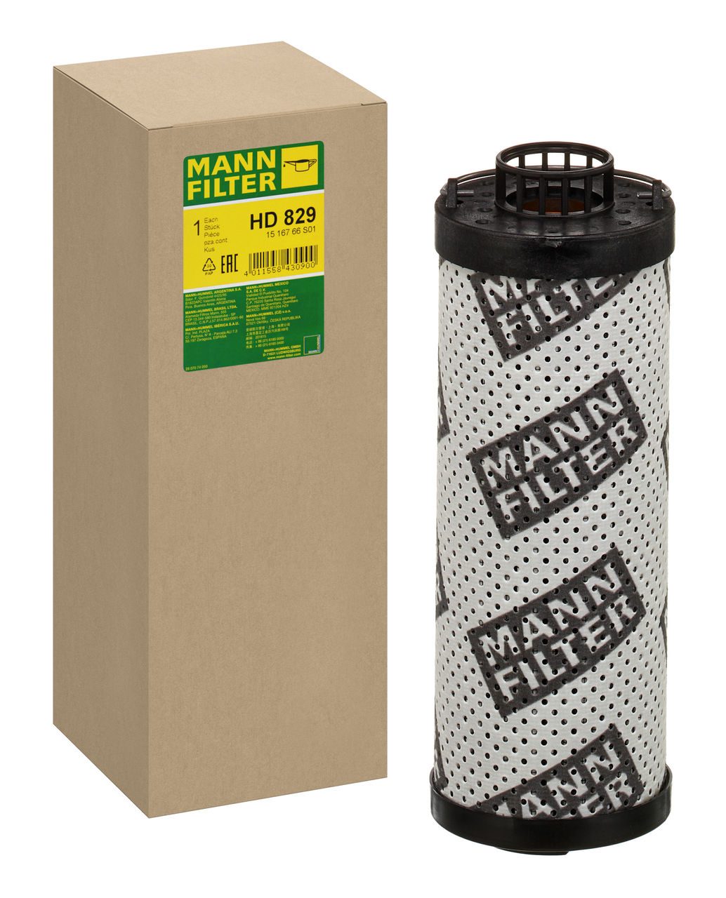 Mann Hydraulic Filter HD 829