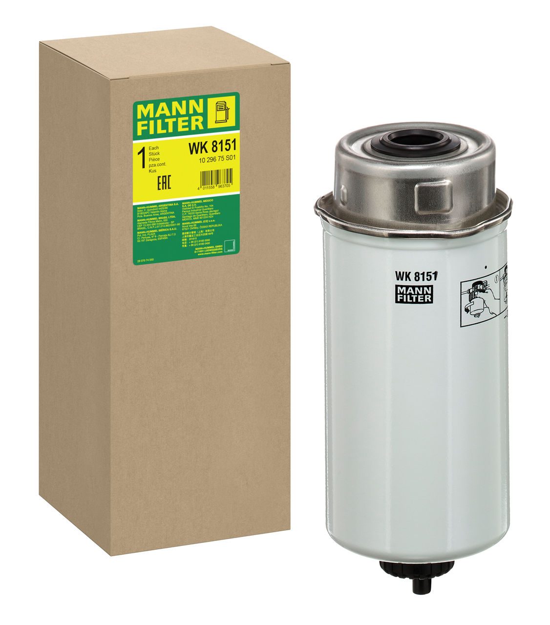 Mann Fuel Filter WK 8151
