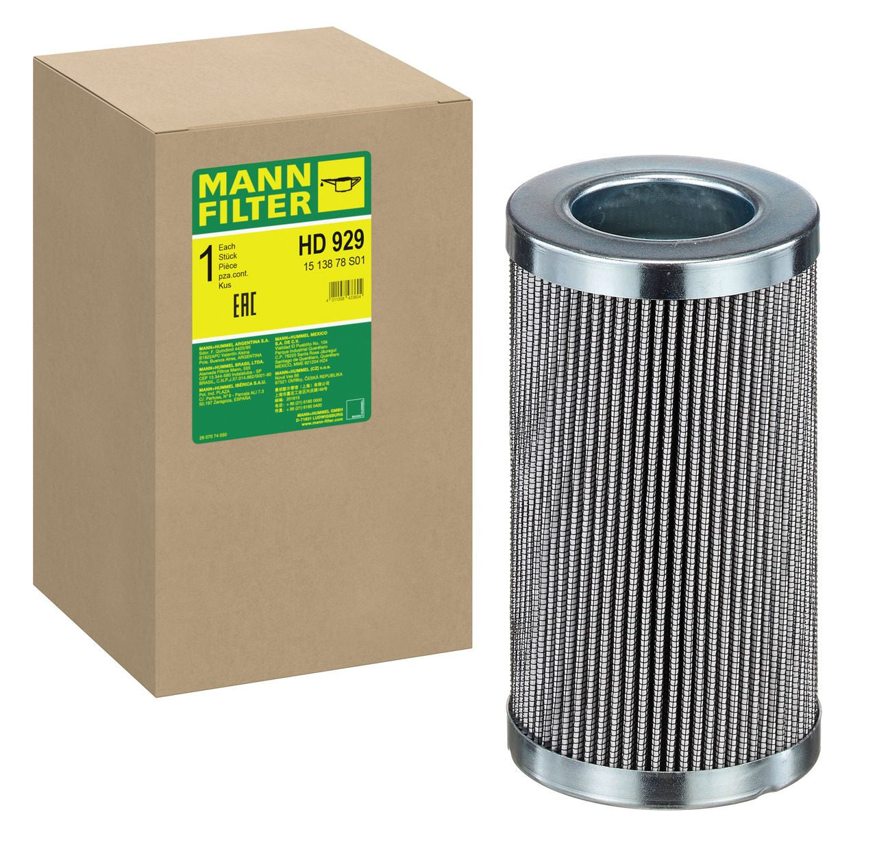 Mann Hydraulic Filter HD 929