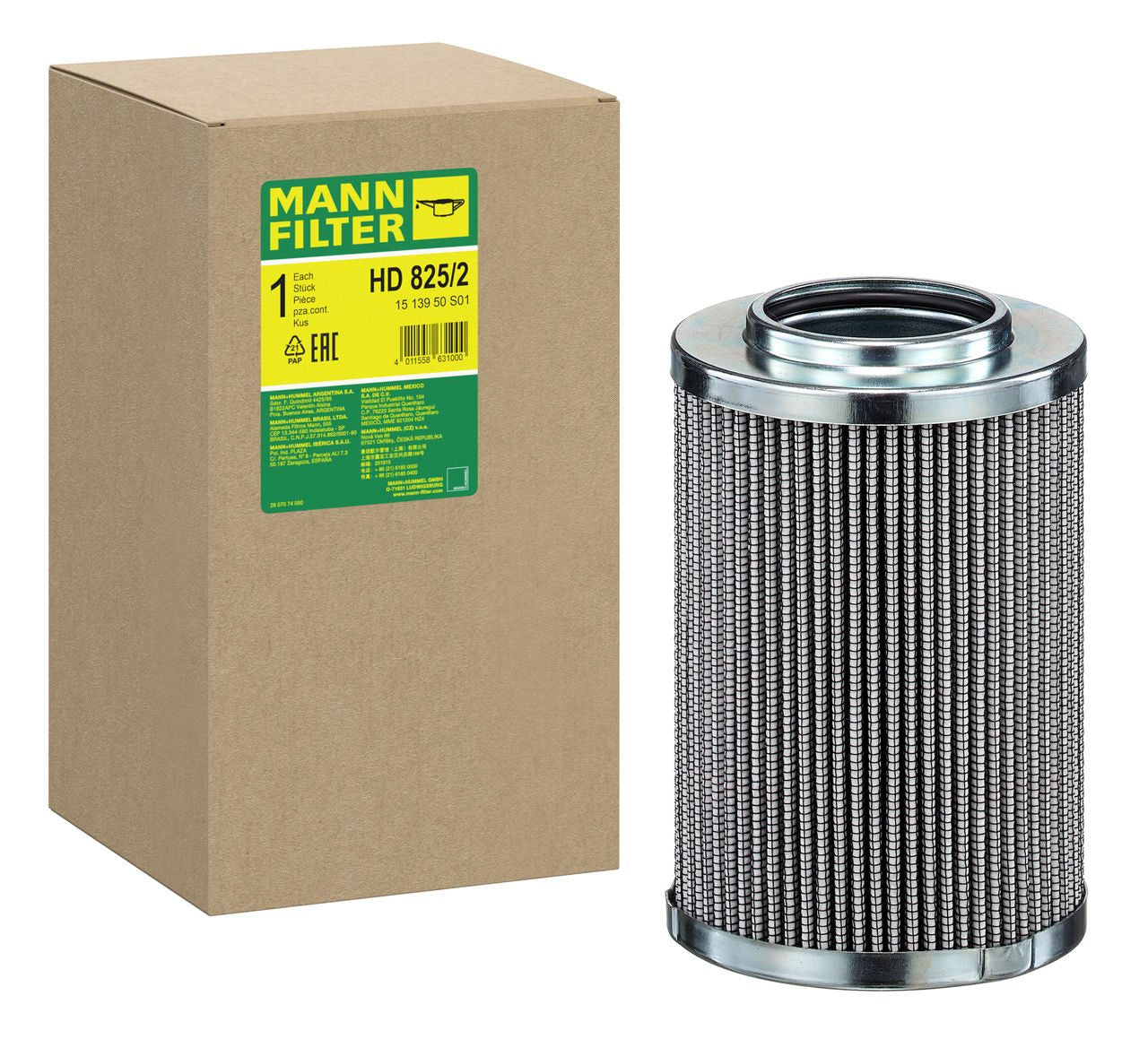 Mann Hydraulic Filter HD 825/2