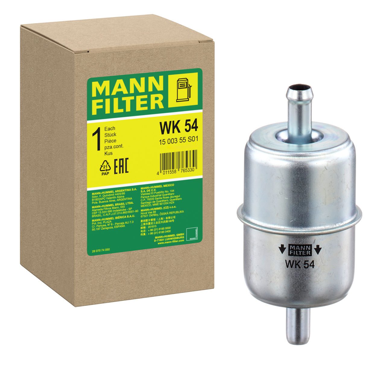 Mann Fuel Filter WK 54